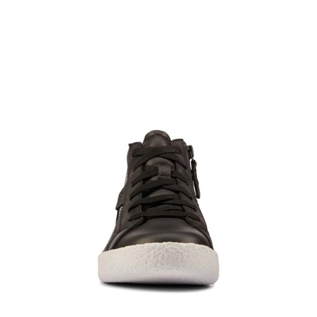 Tenis Clarks Craft Cup Hi Feminino Pretas | CLK410TVS