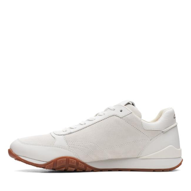 Tenis Clarks Craft Lo Renda Masculino Branco | CLK256SKA