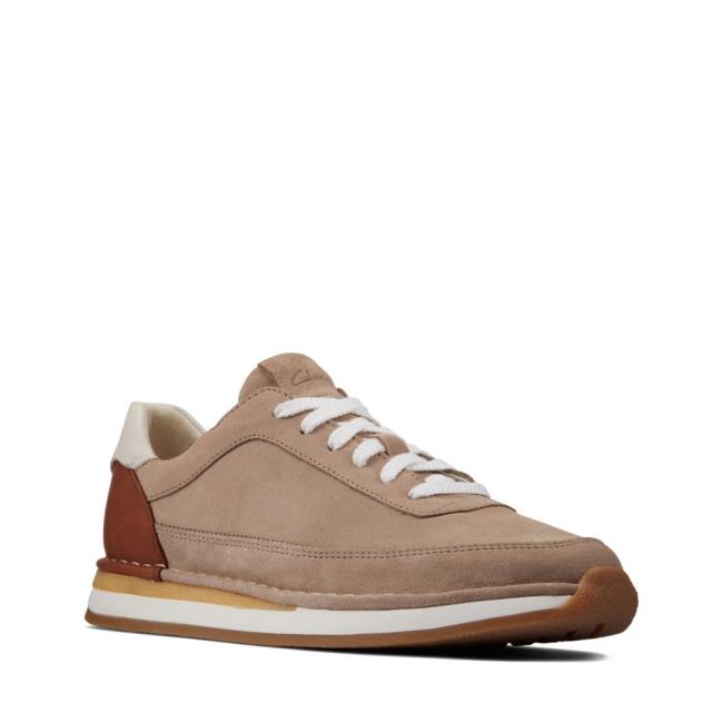 Tenis Clarks Craft Run Renda Feminino Marrom | CLK479ETB