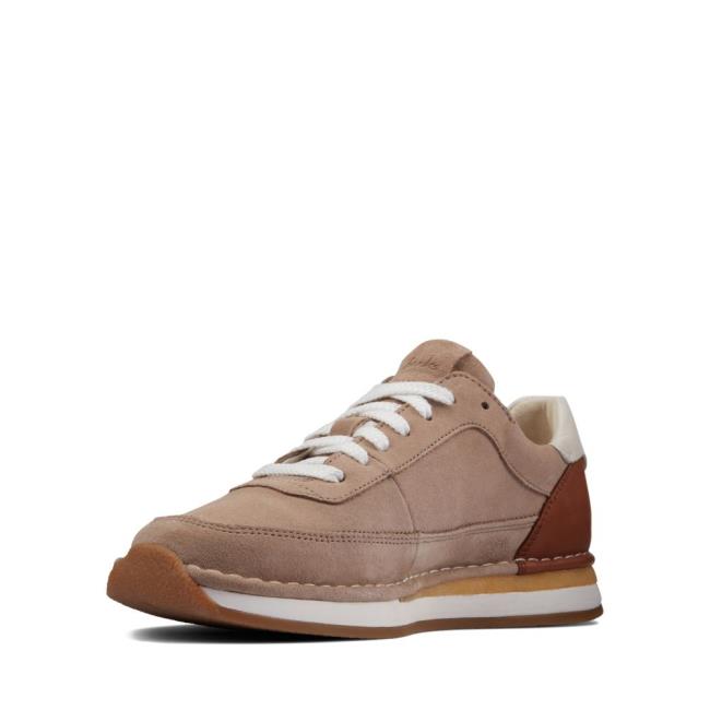 Tenis Clarks Craft Run Renda Feminino Marrom | CLK479ETB