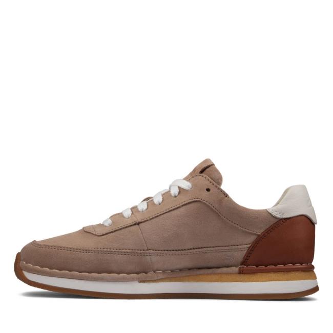 Tenis Clarks Craft Run Renda Feminino Marrom | CLK479ETB