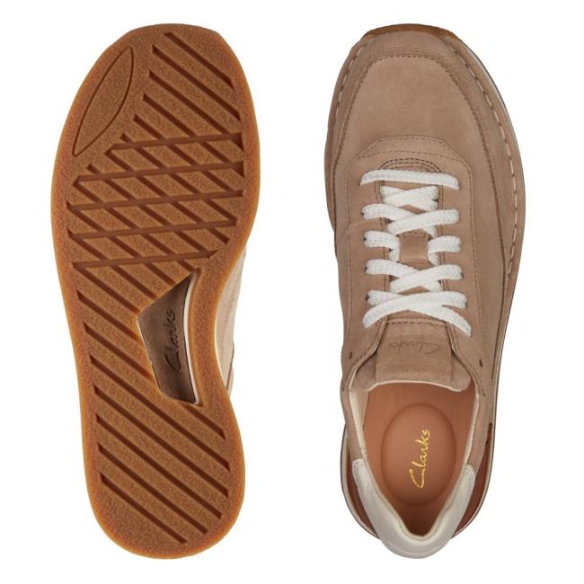 Tenis Clarks Craft Run Renda Feminino Marrom | CLK479ETB