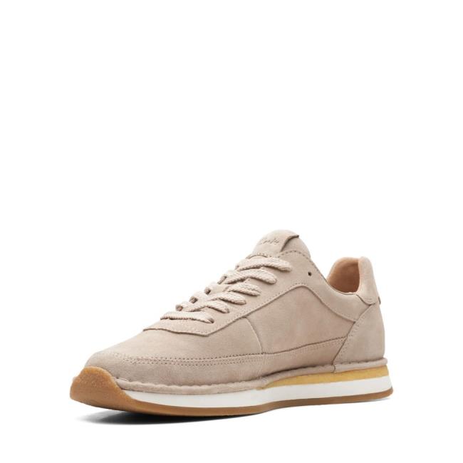 Tenis Clarks Craft Run Renda Masculino Marrom | CLK204SET