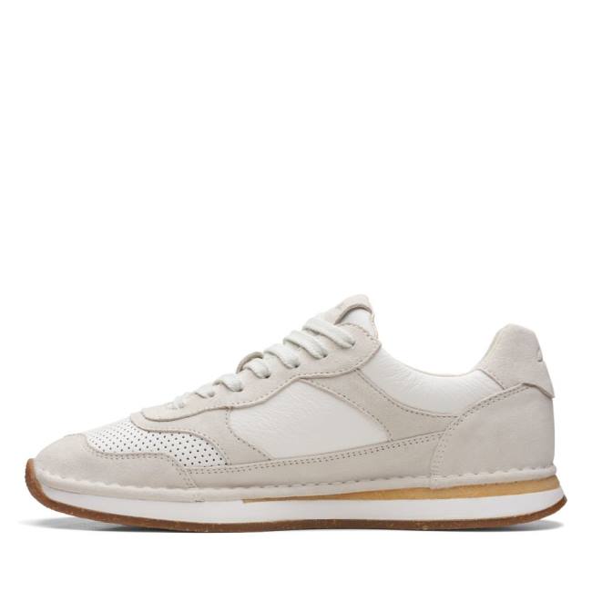 Tenis Clarks Craft Run Tor Masculino Branco | CLK783GMF