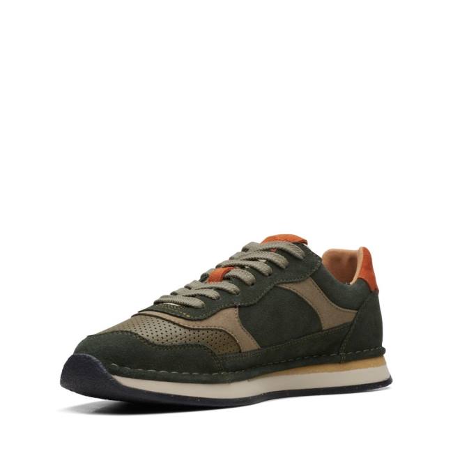 Tenis Clarks Craft Run Tor Masculino Verde Oliva | CLK310MHB