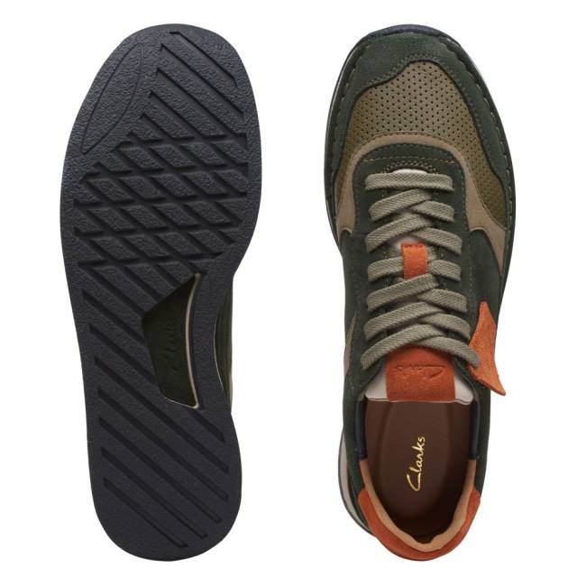 Tenis Clarks Craft Run Tor Masculino Verde Oliva | CLK310MHB