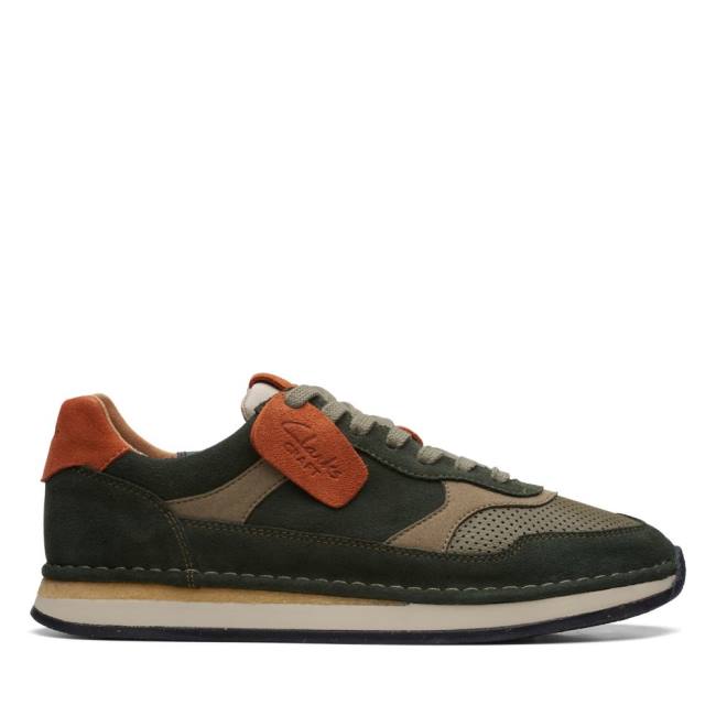 Tenis Clarks Craft Run Tor Masculino Verde Oliva | CLK310MHB