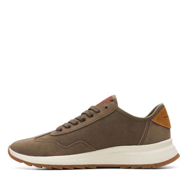 Tenis Clarks Dash Lite Lo Feminino Verde Oliva Escuro | CLK345UOD