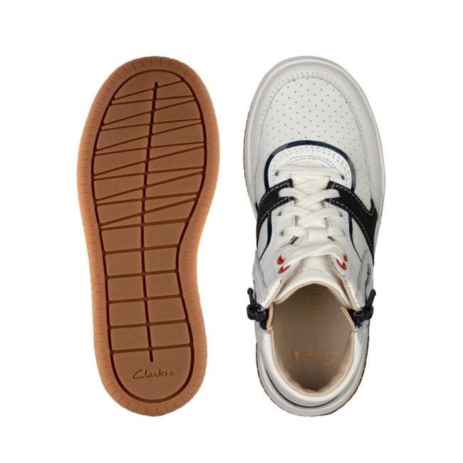 Tenis Clarks Fawn Peak Kid Menina Branco | CLK902MDN