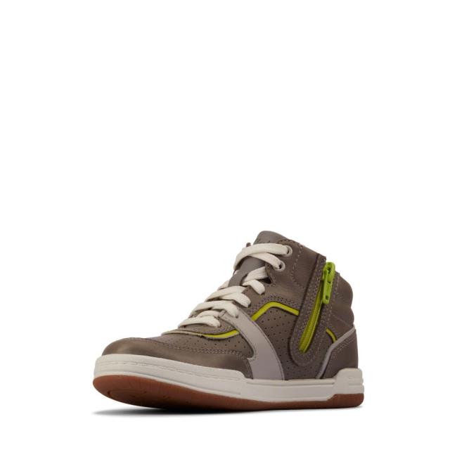 Tenis Clarks Fawn Peak Kid Menino Cinzentas | CLK410GXU