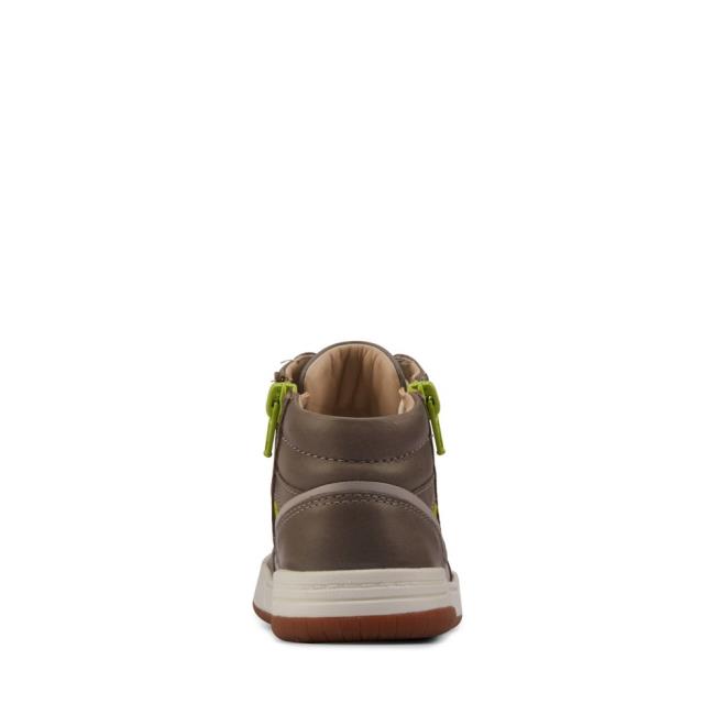 Tenis Clarks Fawn Peak Kid Menino Cinzentas | CLK410GXU