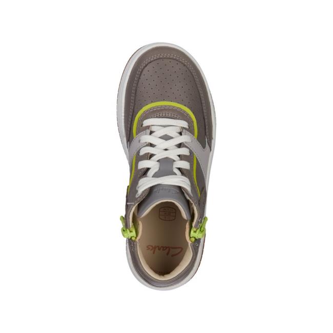 Tenis Clarks Fawn Peak Kid Menino Cinzentas | CLK410GXU