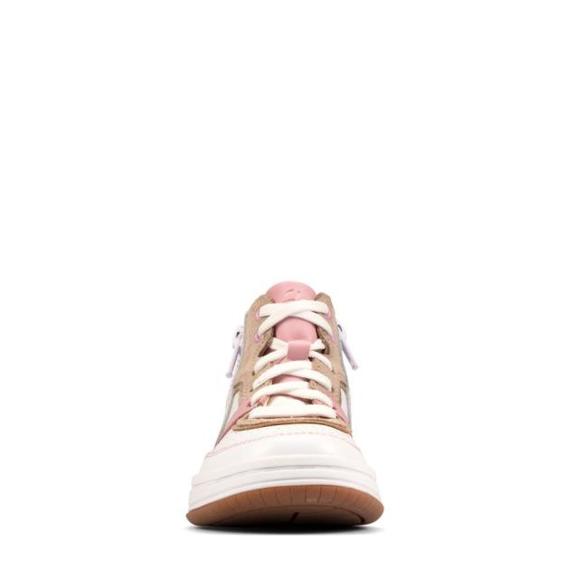 Tenis Clarks Fawn Peak Kid Menino Luz Rosa | CLK672VQA