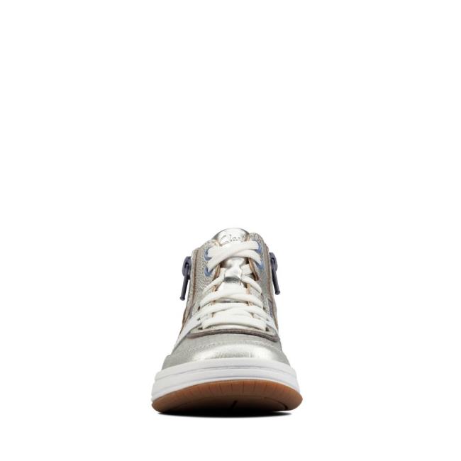 Tenis Clarks Fawn Peak Kid Menino Prateadas | CLK356YXP