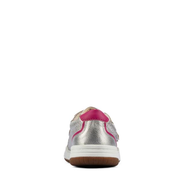 Tenis Clarks Fawn Solo Kid Menina Metal | CLK194OAP