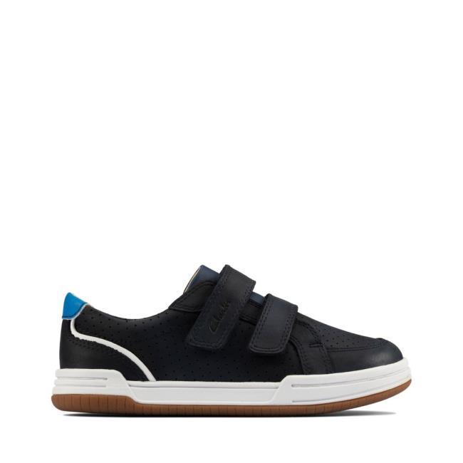 Tenis Clarks Fawn Solo Kid Menino Azul Marinho | CLK468ZOX