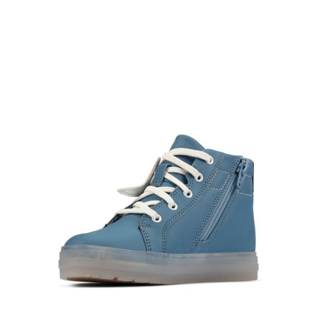 Tenis Clarks Flare Scale Hi Kid Menino Azuis | CLK279ACZ