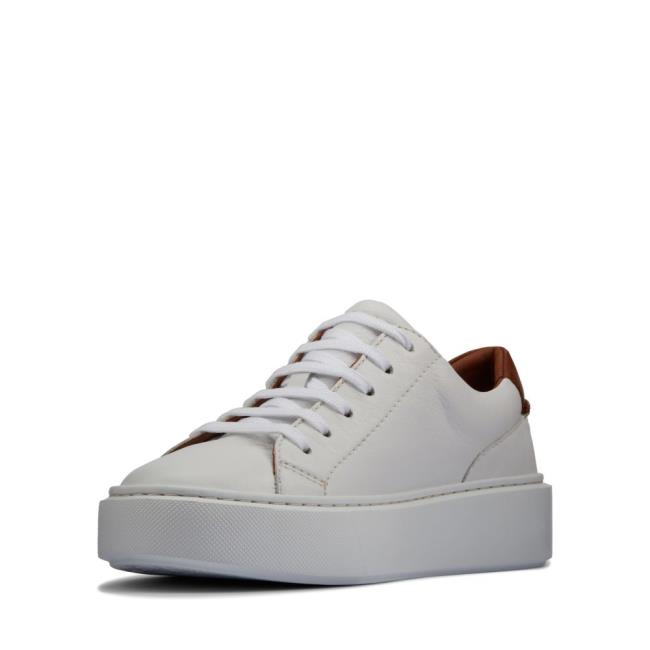 Tenis Clarks Hero Lite Renda Feminino Branco | CLK635PVH