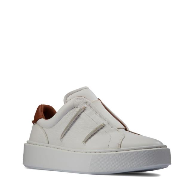 Tenis Clarks Hero Lite Slip Feminino Branco | CLK184WMC