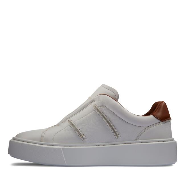 Tenis Clarks Hero Lite Slip Feminino Branco | CLK184WMC