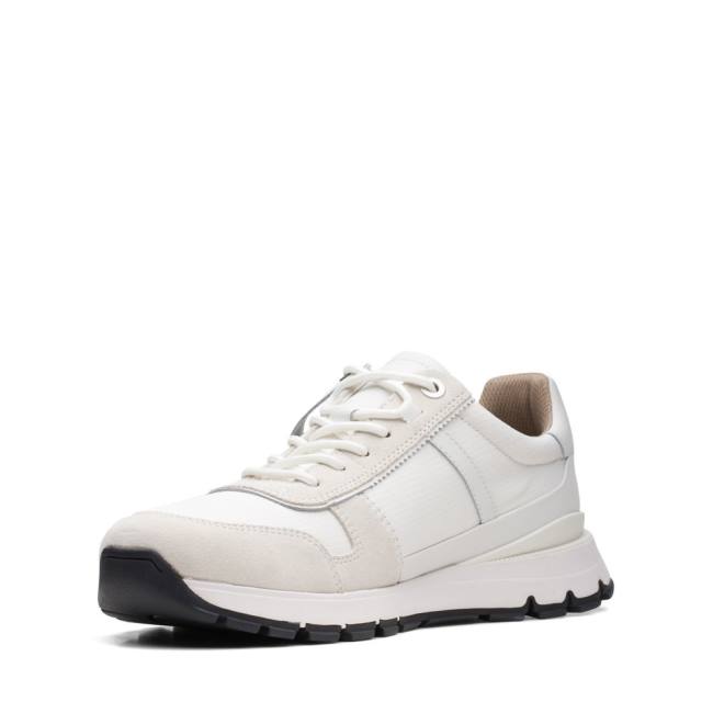 Tenis Clarks Move Lite Race Masculino Branco | CLK194QTU