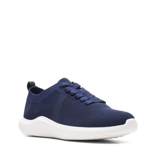 Tenis Clarks Nova Glint Feminino Azul Marinho | CLK215TGE