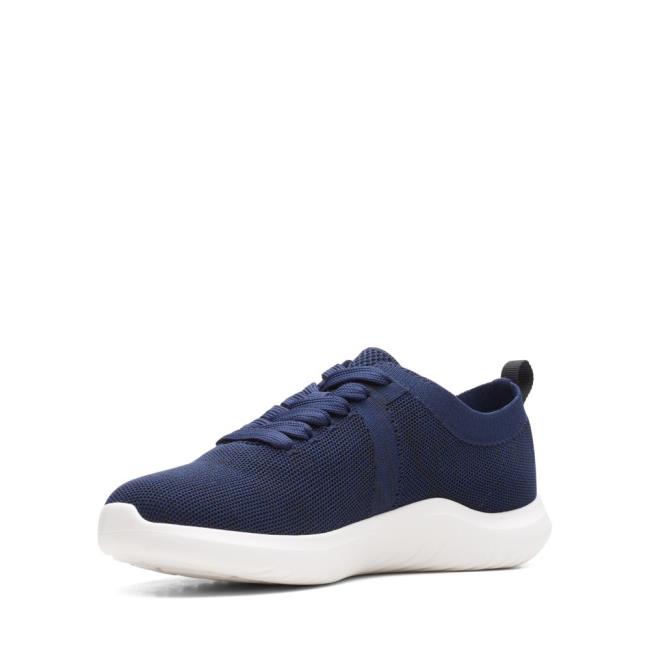 Tenis Clarks Nova Glint Feminino Azul Marinho | CLK215TGE