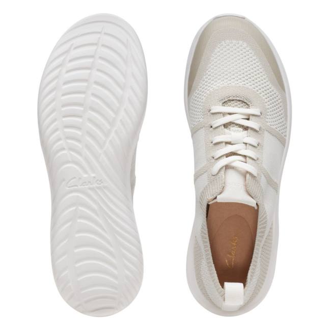 Tenis Clarks Nova Lite Renda Feminino Branco | CLK549OVR