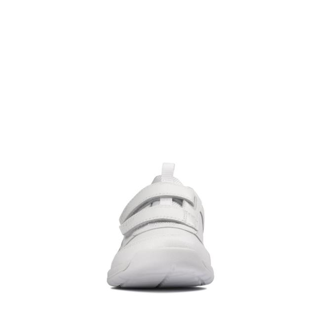 Tenis Clarks Orbit Sprint Kid Menino Branco | CLK760YQD