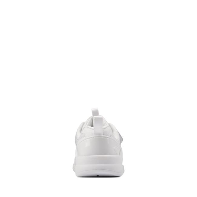 Tenis Clarks Orbit Sprint Kid Menino Branco | CLK760YQD