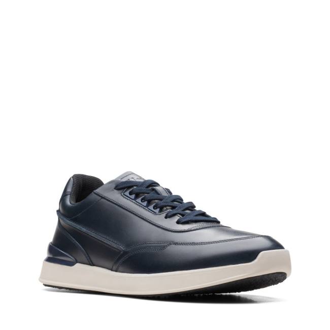 Tenis Clarks Race Lite Renda Masculino Azul Marinho | CLK813YRG