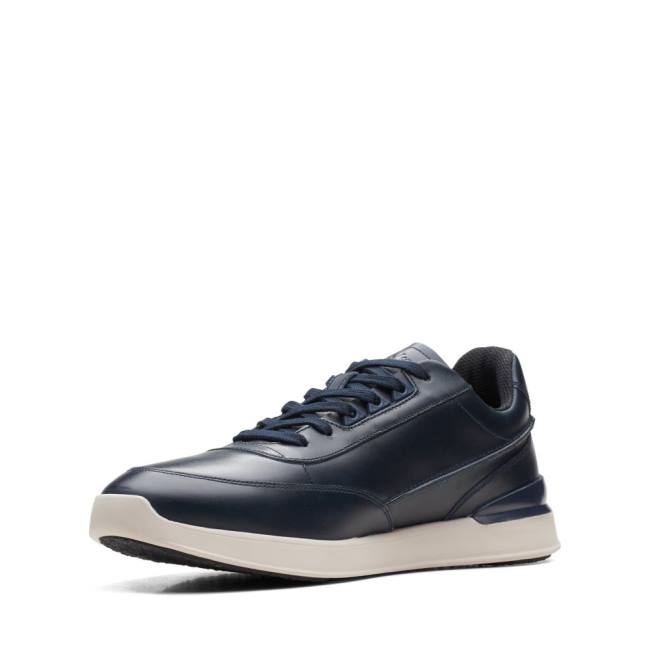 Tenis Clarks Race Lite Renda Masculino Azul Marinho | CLK813YRG