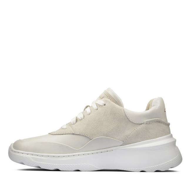 Tenis Clarks Sprint Lite Renda Feminino Branco | CLK859DSA