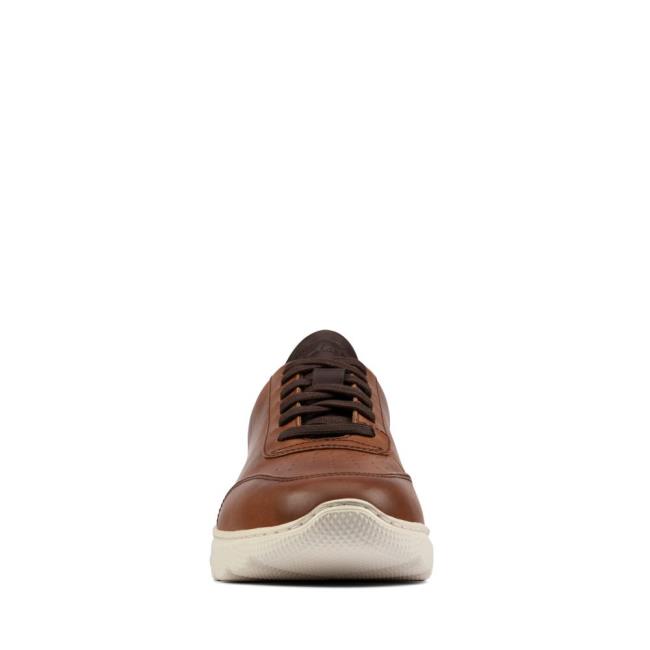 Tenis Clarks Sprint Lite Renda Masculino Marrom | CLK421GMQ