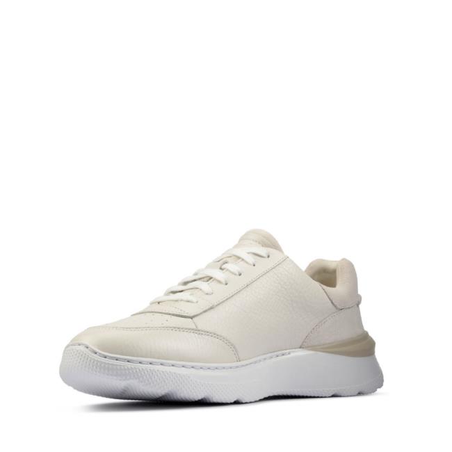 Tenis Clarks Sprint Lite Renda Masculino Branco | CLK802UAS