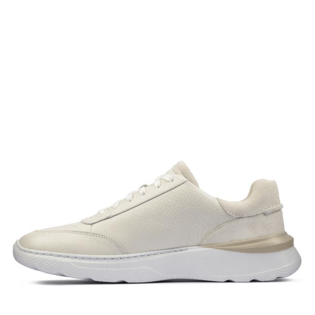 Tenis Clarks Sprint Lite Renda Masculino Branco | CLK802UAS