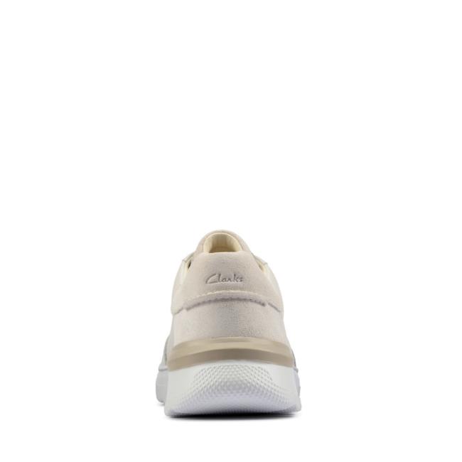 Tenis Clarks Sprint Lite Renda Masculino Branco | CLK802UAS