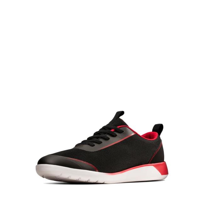 Tenis Clarks Suburb Spark Kid Menino Pretas | CLK609RJP