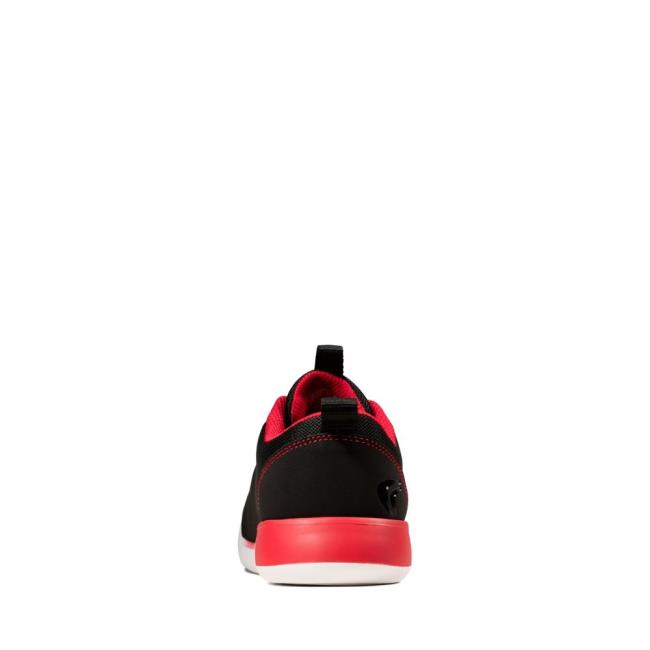 Tenis Clarks Suburb Spark Kid Menino Pretas | CLK609RJP