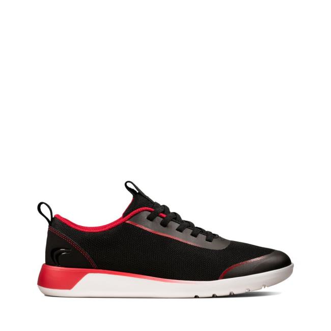 Tenis Clarks Suburb Spark Kid Menino Pretas | CLK609RJP