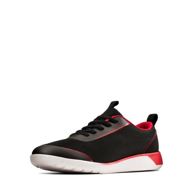 Tenis Clarks Suburb Spark Youth Menino Pretas | CLK304LPQ