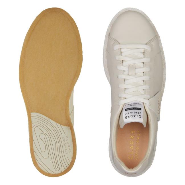 Tenis Clarks Tormatch Masculino Branco | CLK921HYU