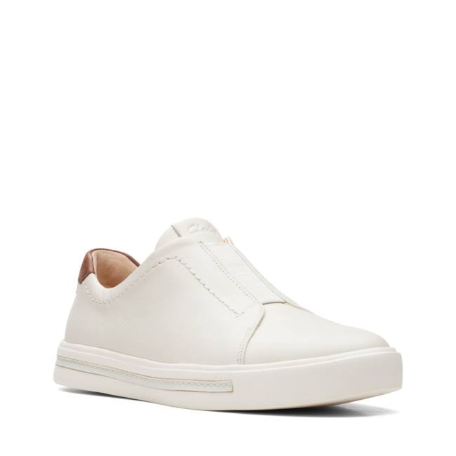 Tenis Clarks Un Maui Easy Feminino Branco | CLK219UNO