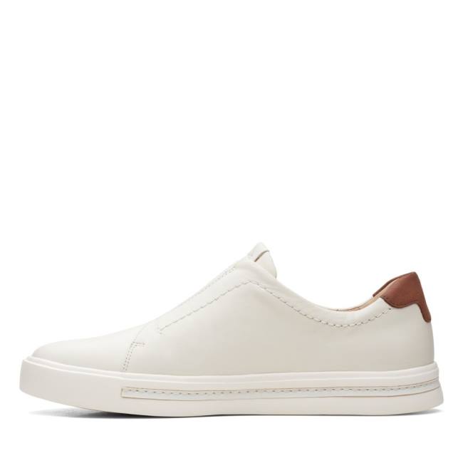 Tenis Clarks Un Maui Easy Feminino Branco | CLK219UNO