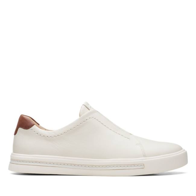 Tenis Clarks Un Maui Easy Feminino Branco | CLK219UNO