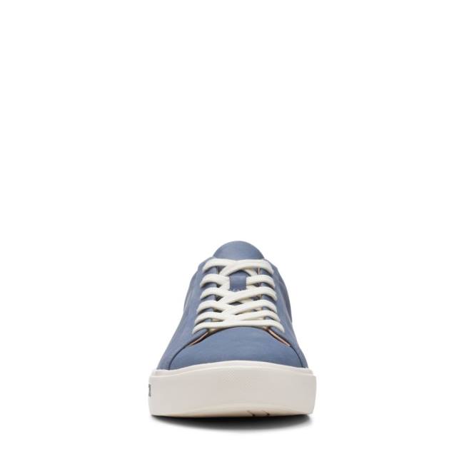 Tenis Clarks Un Maui Renda Feminino Azuis | CLK203YIG