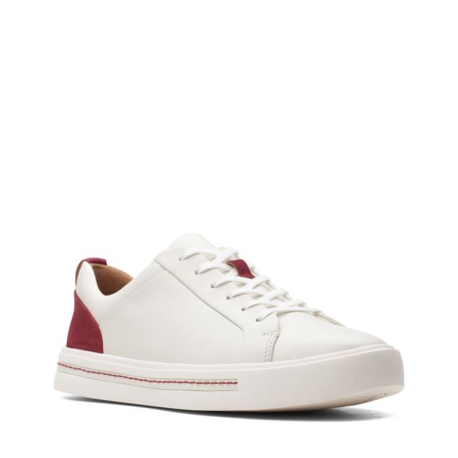 Tenis Clarks Un Maui Renda Feminino Branco | CLK218XCE