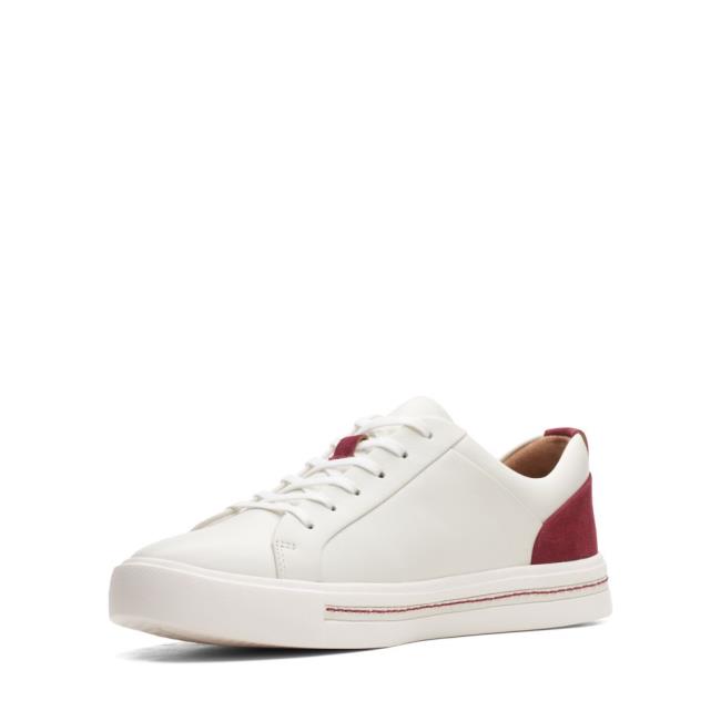 Tenis Clarks Un Maui Renda Feminino Branco | CLK218XCE