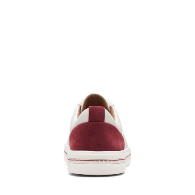 Tenis Clarks Un Maui Renda Feminino Branco | CLK218XCE