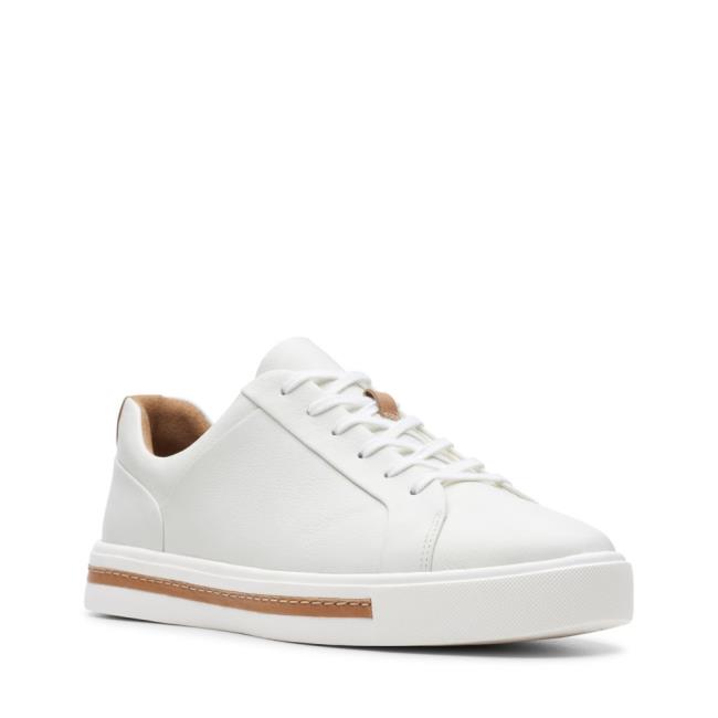 Tenis Clarks Un Maui Renda Feminino Branco | CLK764AYU